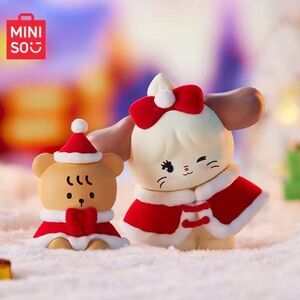 🆕 Mikko Illustrations Crescent Blessing Series Flocked BlindBox Figure by Miniso